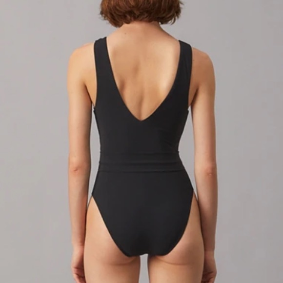 Tory Burch Miller Plunge One Piece Swimsuit - Picture 5 of 16